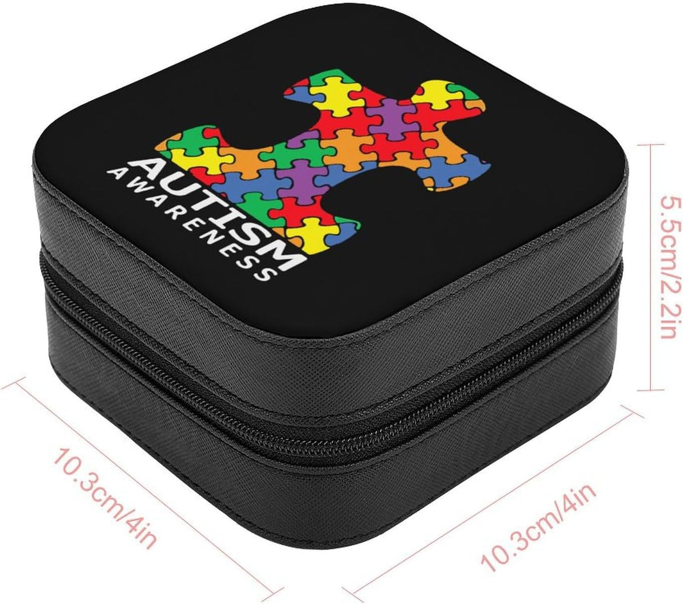 Autism Awareness Puzzle Piece Jewelry Organizer Box