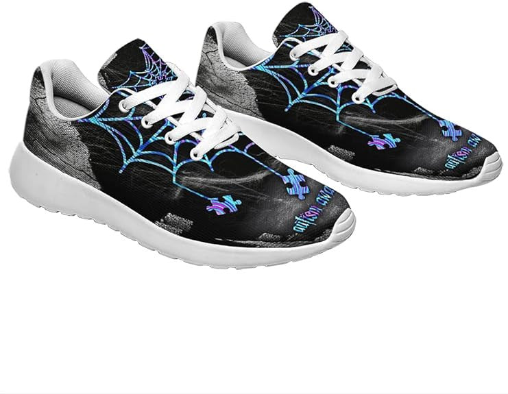 Autism Awareness Halloween Lightweight Sneakers