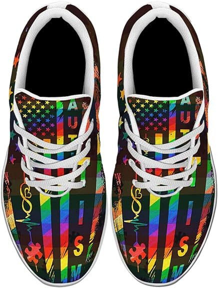 Autism Awareness Rights Movement Lightweight Sneakers