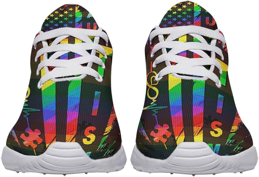 Autism Awareness Rights Movement Lightweight Sneakers