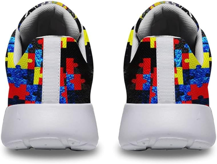 Autism Awareness Autism Warrior Fighting for My Son Lightweight Sneakers