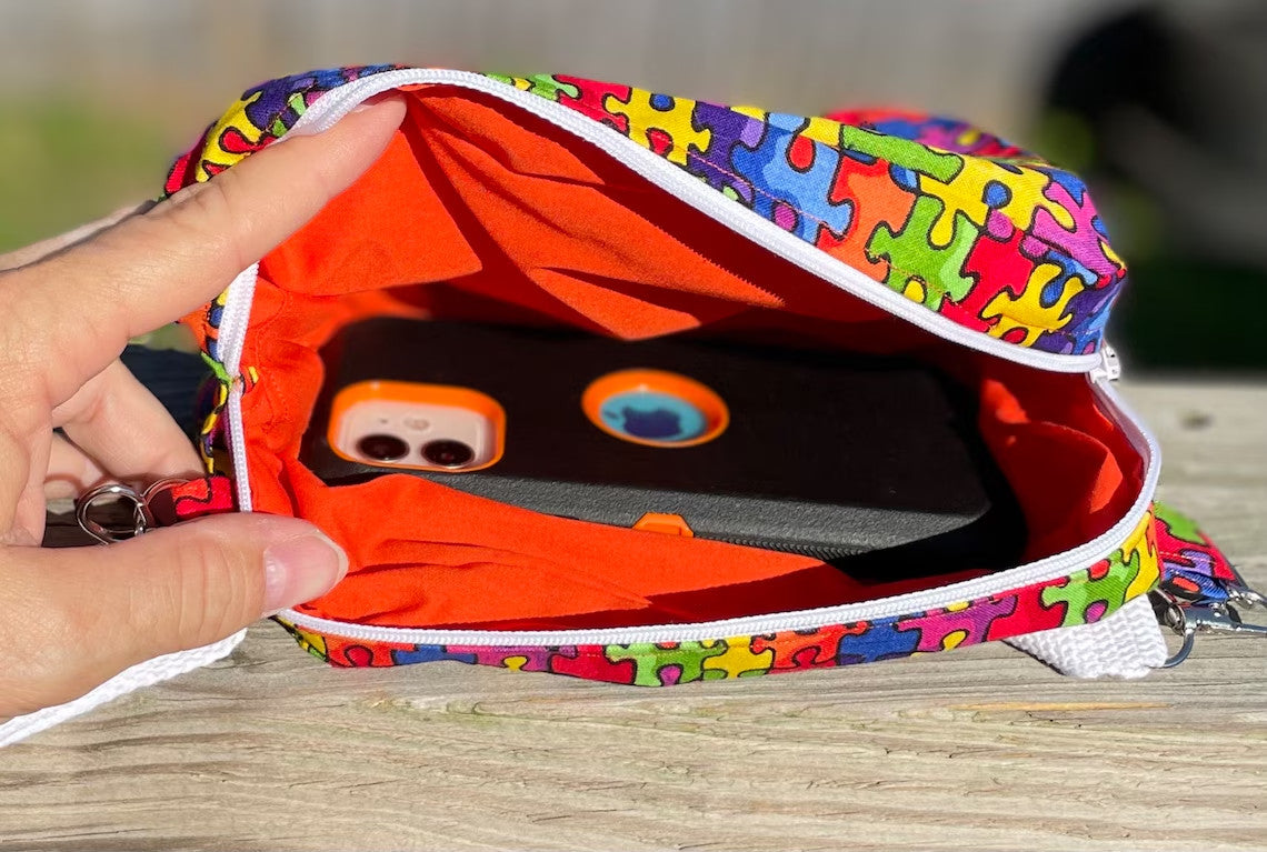 Autism Awareness Puzzle Pieces Belt Bag / Fanny Pack