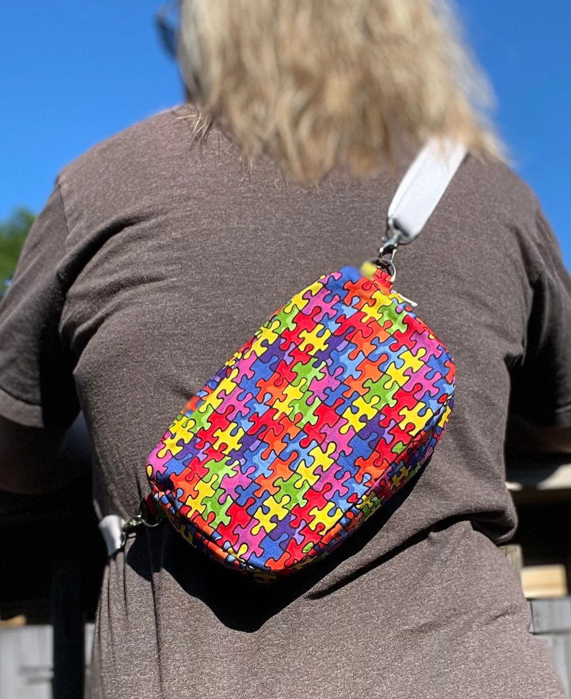 Autism Awareness Puzzle Pieces Belt Bag / Fanny Pack