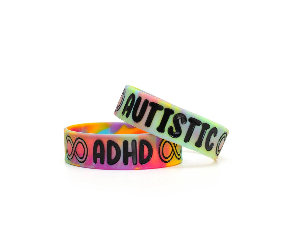 ADULT ADHD Silicone Bracelet Wristband