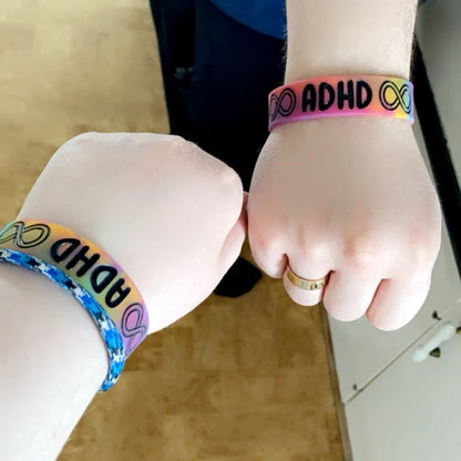 ADULT ADHD Silicone Bracelet Wristband