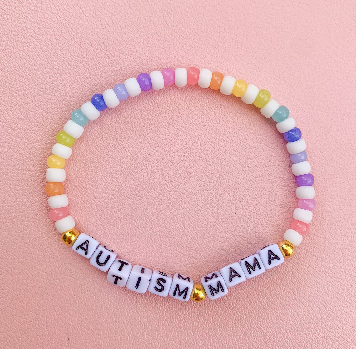 Autism Awareness Beaded Bracelets - Autism Mama - Autism Spectrum - Neurodiversity Is Beautiful - I Wanna Be Where The People Aren't