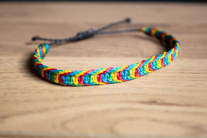 Autism Awareness Square Knot Bracelet Or Anklet