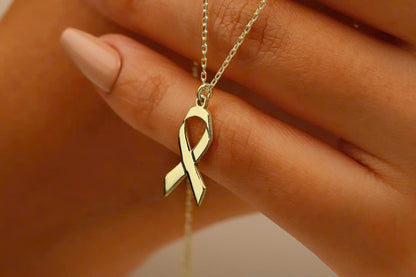 Autism Awareness Ribbon Necklace Jewelry