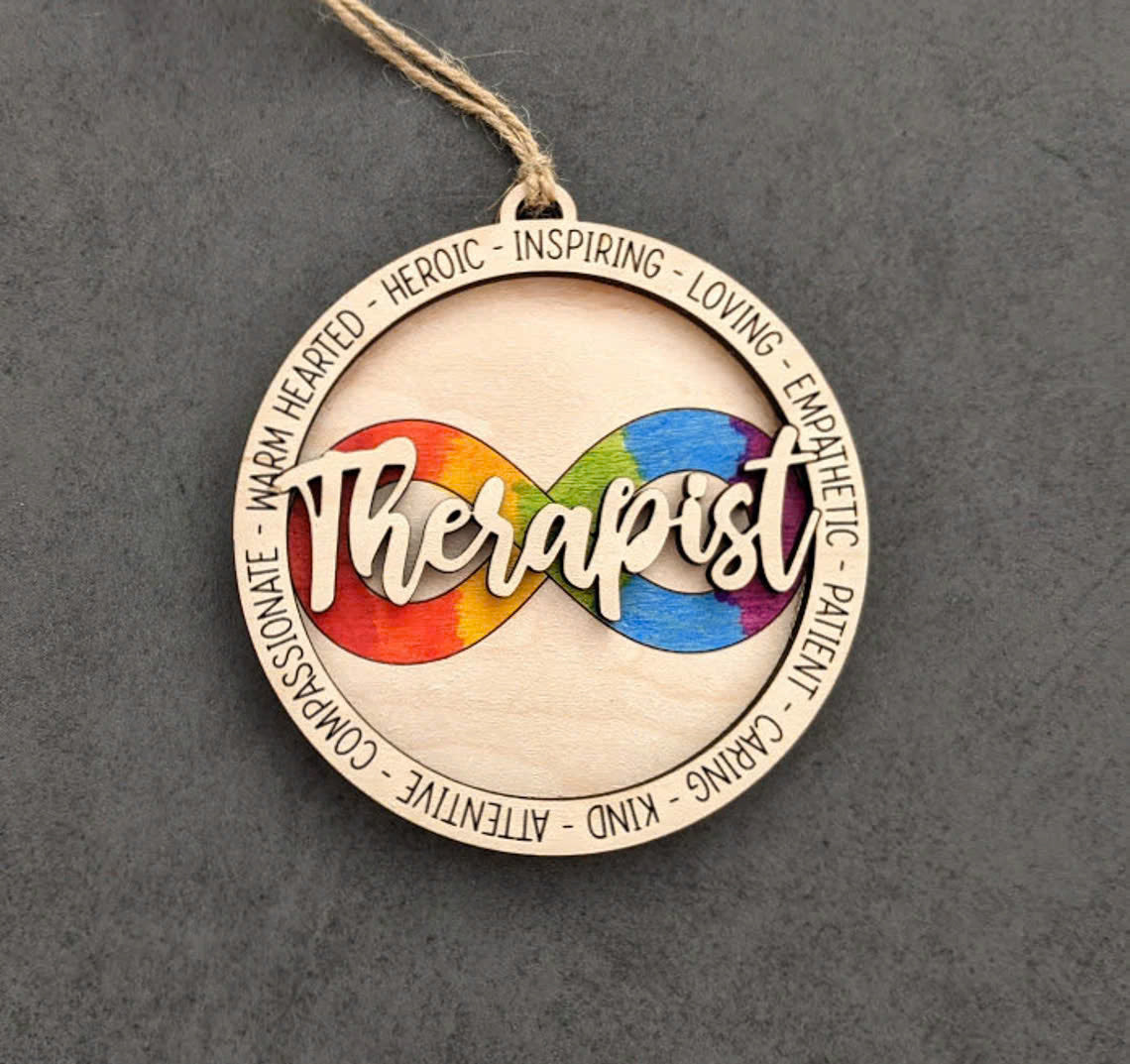 Autism Therapist Ornament