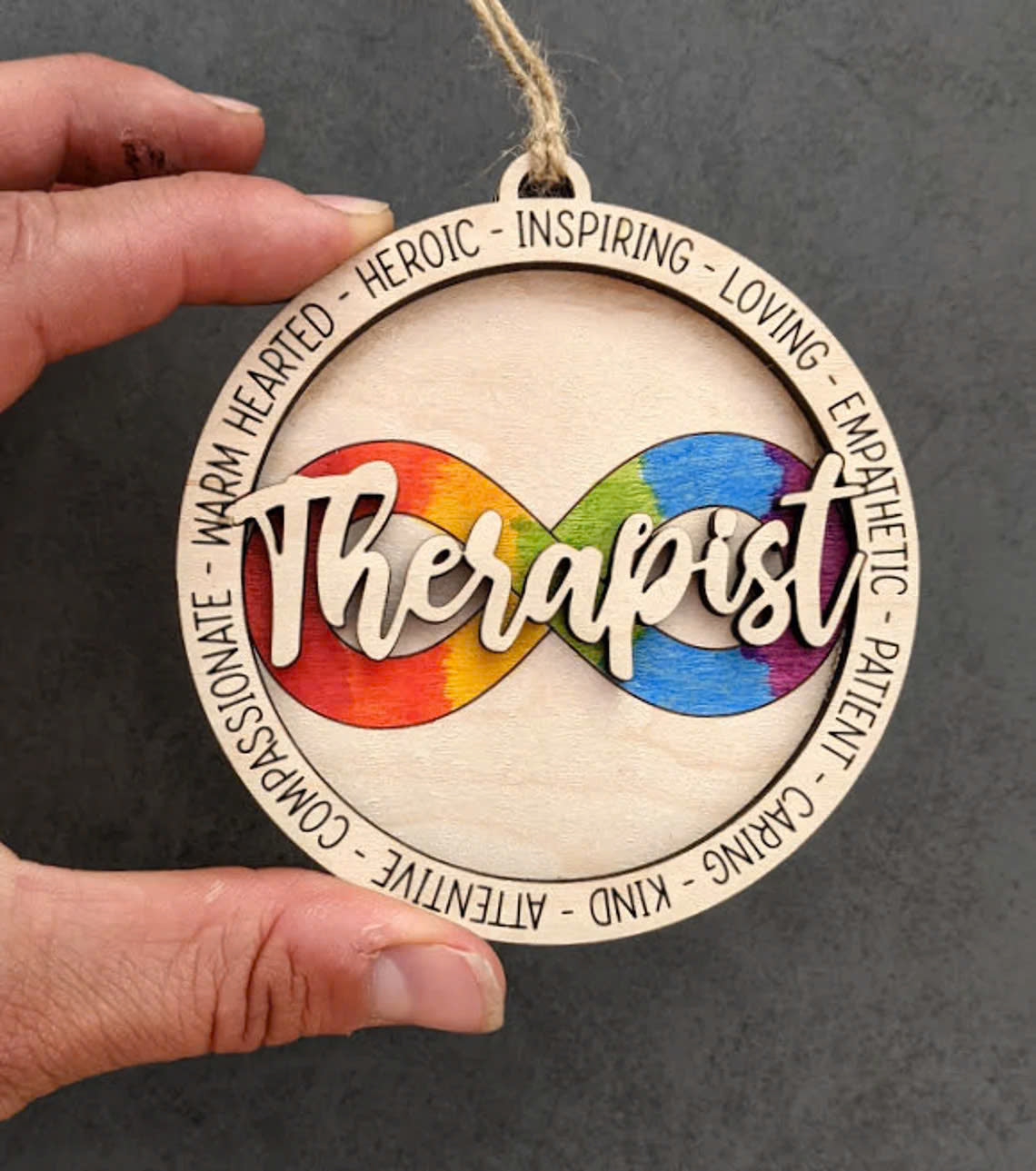 Autism Therapist Ornament